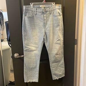 Madewell Slim Demi-Boot Jeans in Bellemeade Wash